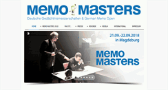 Desktop Screenshot of memomasters.de